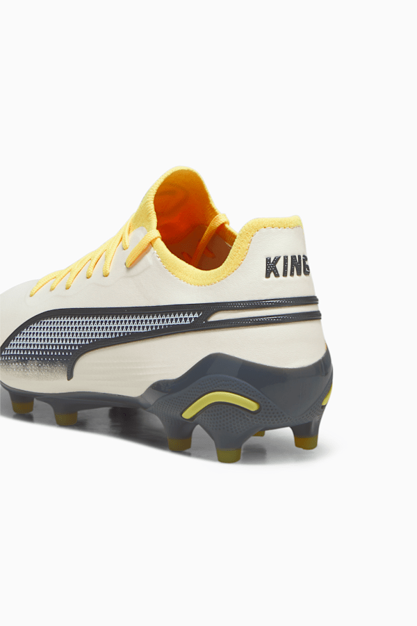 KING ULTIMATE FG/AG Women's Football Boots, Alpine Snow-Asphalt-Yellow Blaze, extralarge-GBR