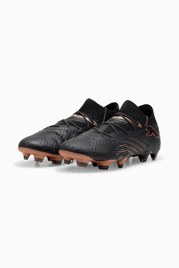 FUTURE 7 ULTIMATE FG/AG Football Boots, PUMA Black-Copper Rose, extralarge