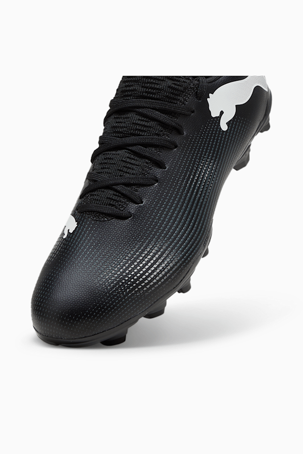 FUTURE 7 PLAY FG/AG Football Boots, PUMA Black-PUMA White, extralarge