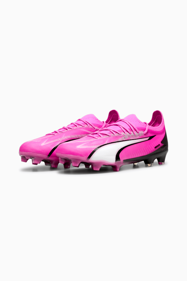 Chaussures de soccer Ultra Ultimate FG/AG Femme, Poison Pink-PUMA White-PUMA Black, extralarge