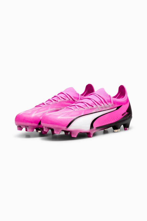 ULTRA ULTIMATE FG/AG Women's Soccer Cleats, Poison Pink-PUMA White-PUMA Black, extralarge