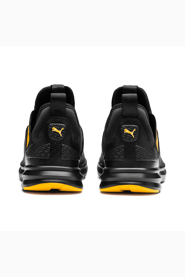 Puma enzo beta black gold sale