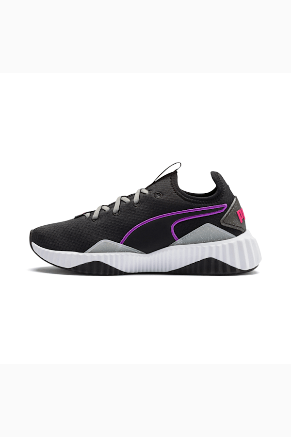 Puma training defy deals trainers in black