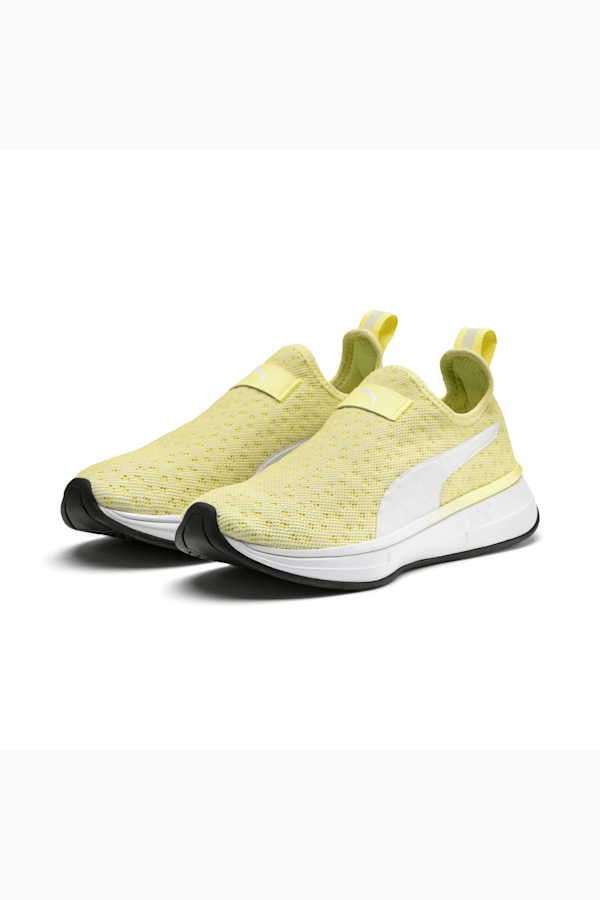 Bright yellow deals puma shoes