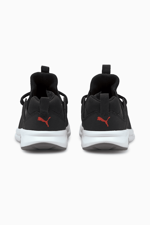 Puma enzo weave black white sales