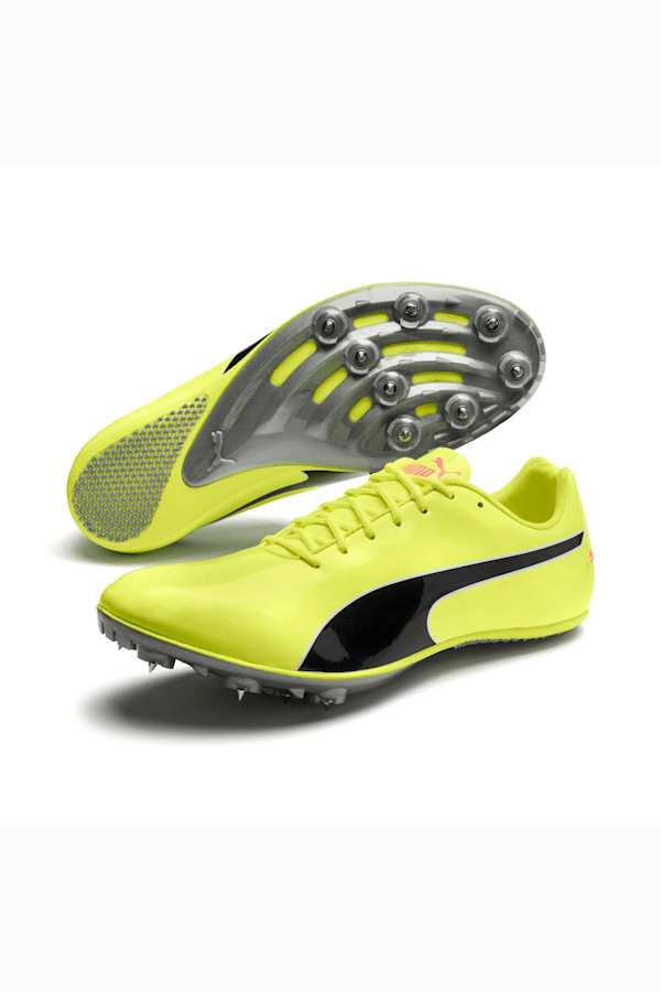 Yellow track spikes store