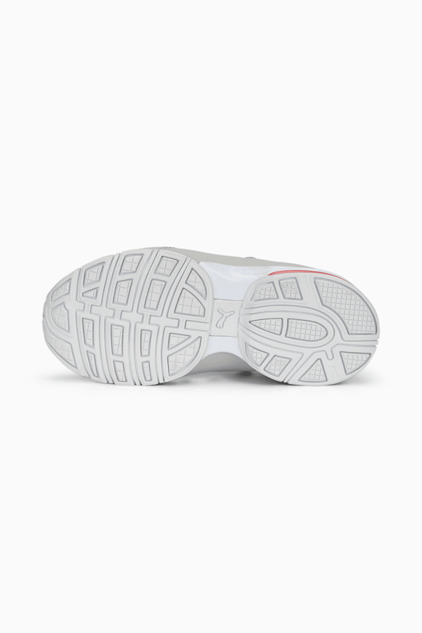 Axelion Mesh Little Kids' Shoes, Cool Light Gray-Loveable-PUMA White, extralarge