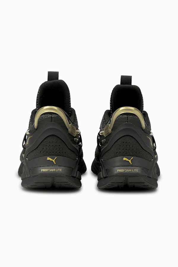 Puma black metallic gold sale