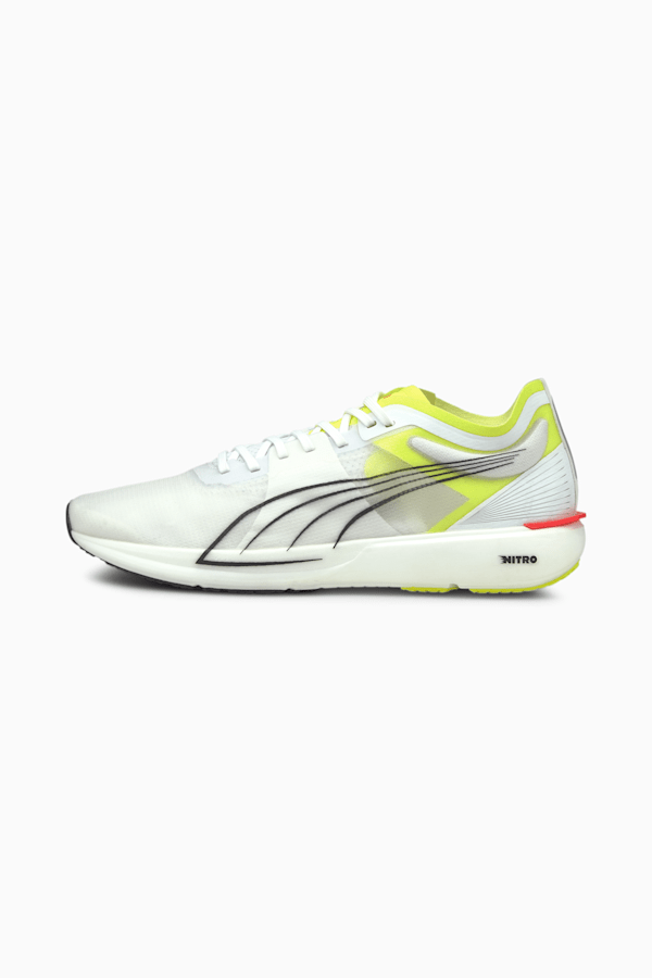 Liberate NITRO™ Men's Running Shoes, Puma White-Yellow Alert, extralarge