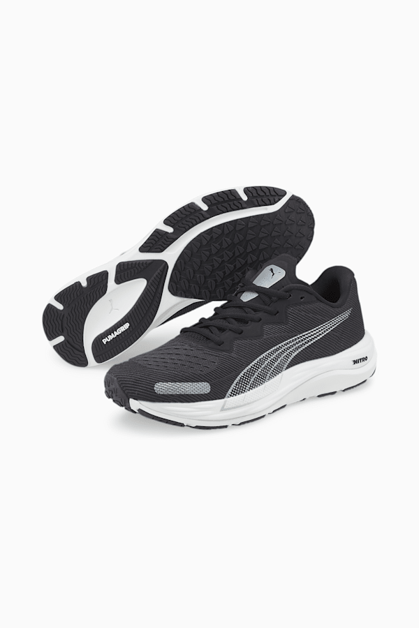 Velocity NITRO 2 Men's Running Shoes, Puma Black-Puma White, extralarge-GBR