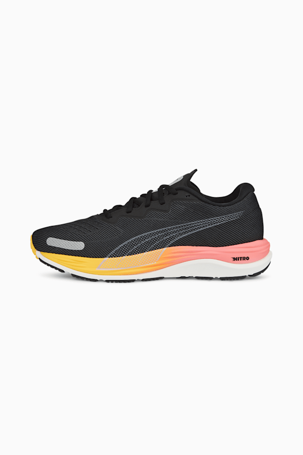 Velocity NITRO™ 2 Men's Running Shoes, Puma Black-Sunset Glow, extralarge-DFA