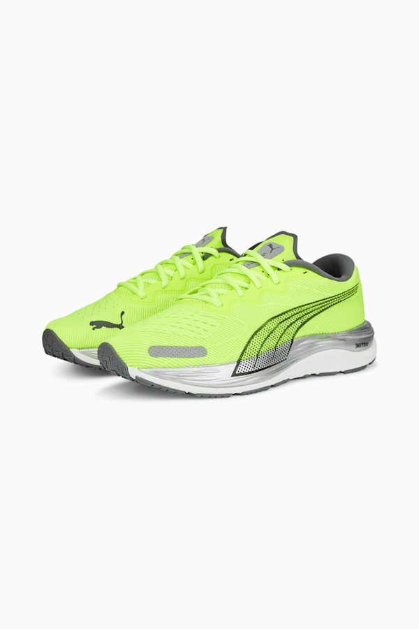 Velocity NITRO 2 Men's Running Shoes, Lime Squeeze-CASTLEROCK, extralarge