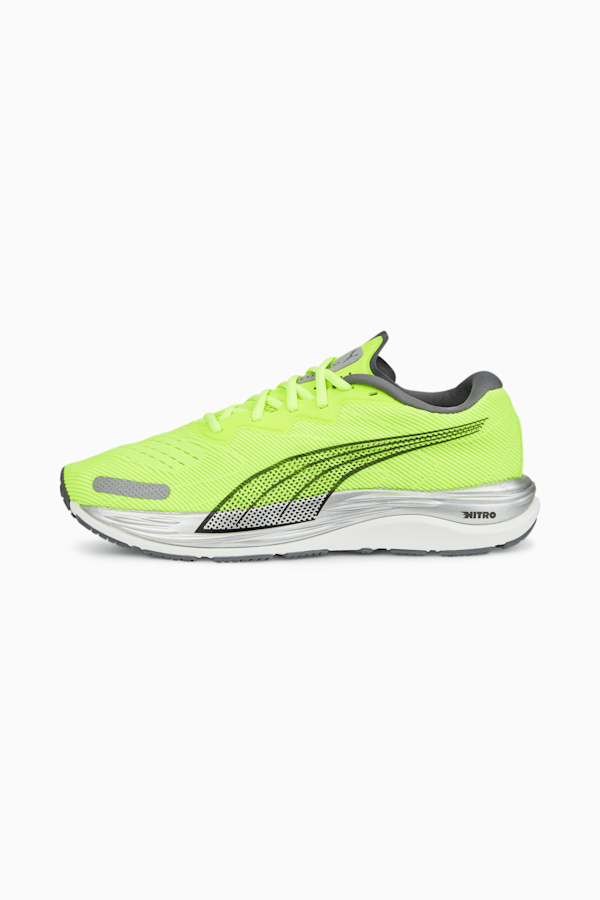 Velocity NITRO 2 Men's Running Shoes, Lime Squeeze-CASTLEROCK, extralarge