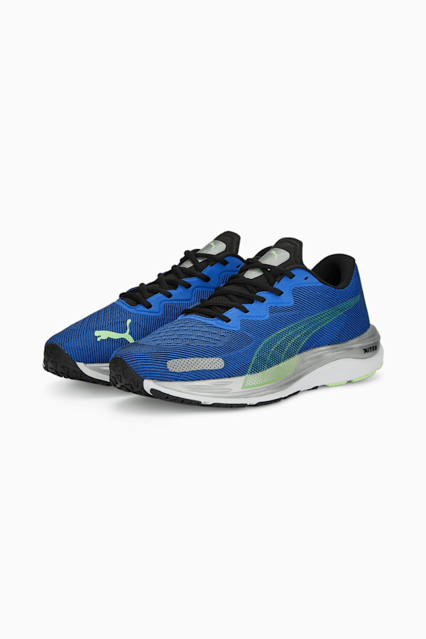 Velocity NITRO 2 Men's Running Shoes, Royal Sapphire-Fizzy Lime, extralarge