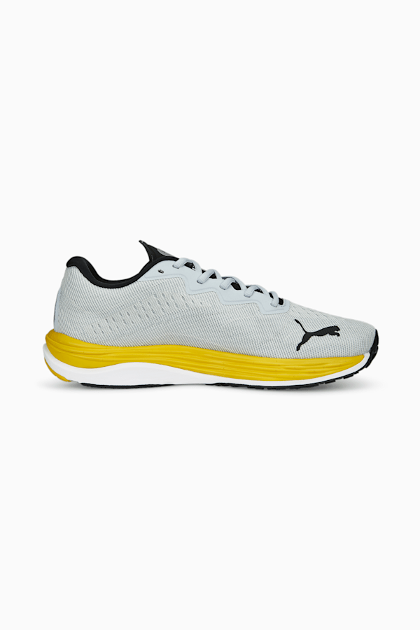 Velocity NITRO 2 Men's Running Shoes, Platinum Gray-Fresh Pear, extralarge-GBR