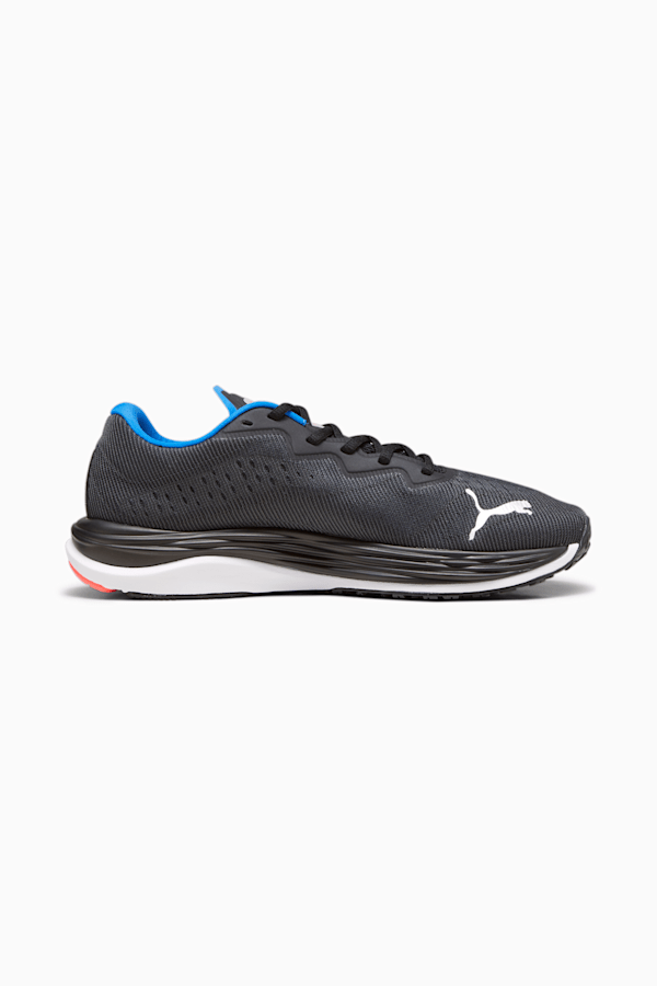 Velocity NITRO 2 Men's Running Shoes, Puma Black-Fire Orchid-Ultra Blue, extralarge-GBR