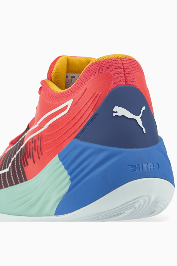 Fusion NITRO™ Basketball Shoes, Sunblaze-Bluemazing, extralarge