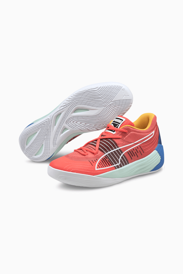 Fusion NITRO™ Basketball Shoes, Sunblaze-Bluemazing, extralarge