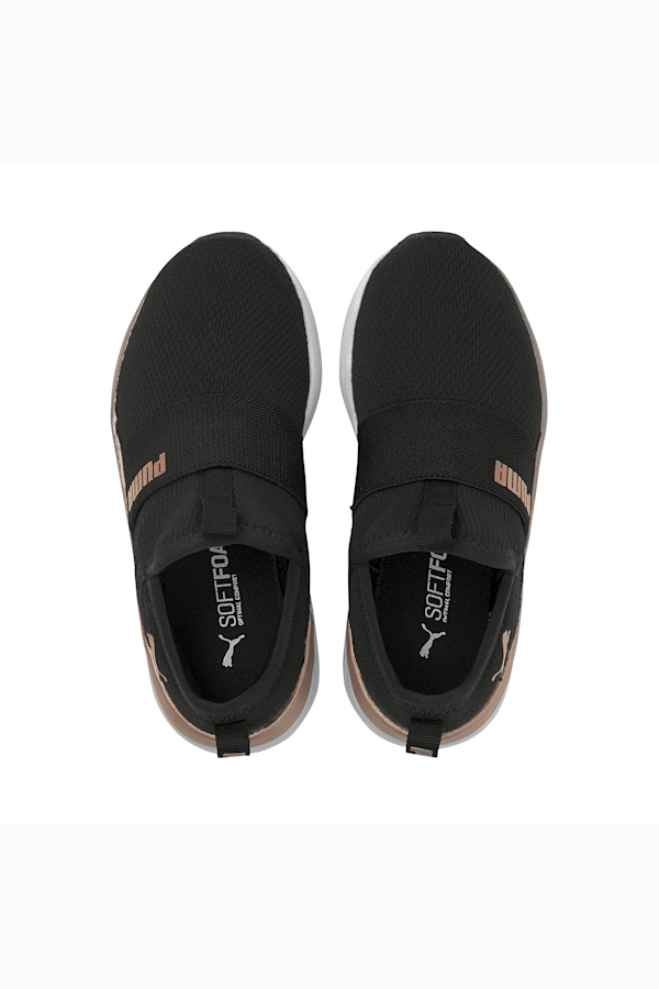 Puma slip store ons gold kids