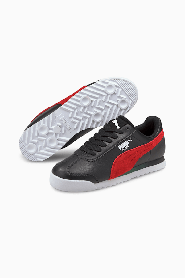 Black puma hotsell roma shoes