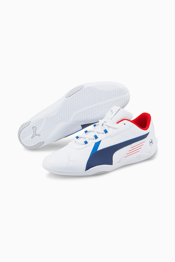 BMW M Motorsport R-Cat Machina Motorsport Shoes, Puma White-Estate Blue, extralarge