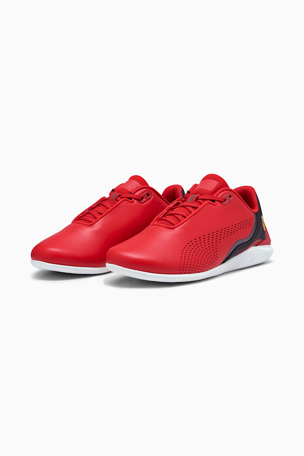 Souliers de sports motorisés Scuderia Ferrari Drift Cat Decima Jeune, Rosso Corsa-PUMA Black-PUMA White, extralarge
