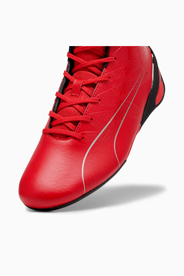 Scuderia Ferrari Carbon Cat Mid Driving Shoes, Rosso Corsa-Rosso Corsa-PUMA Black, extralarge-GBR