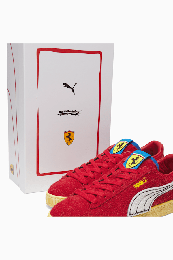 SCUDERIA FERRARI x JOSHUA VIDES Suede Men s Sneakers PUMA