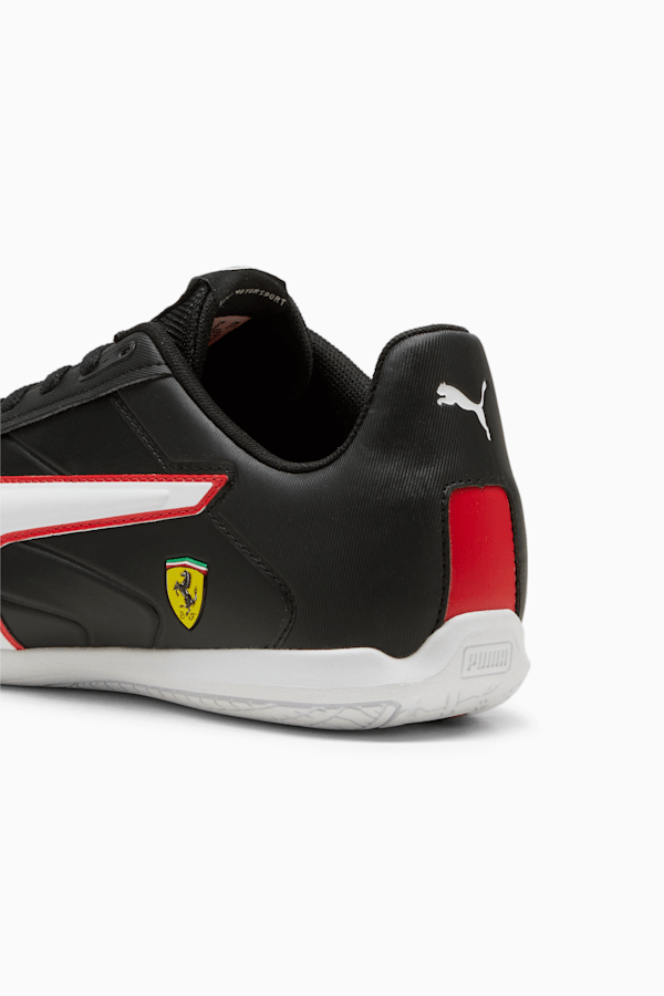Scuderia Ferrari Tune Cat Driving Shoes, PUMA Black-PUMA White, extralarge