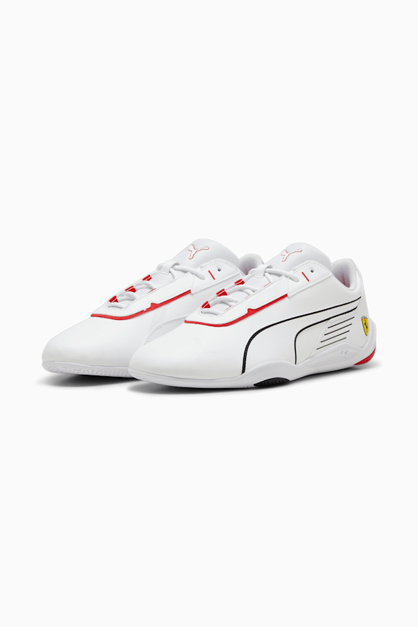 Ferrari R-Cat Machina Men's Sneakers, PUMA White-Rosso Corsa, extralarge