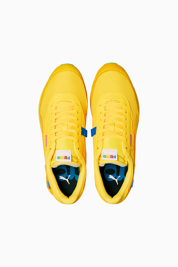 Puma mens yellow sneakers discount