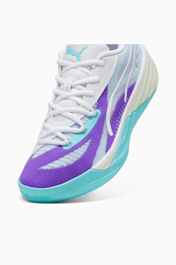 All Pro NITRO™ Basketball Shoes, Deep Aqua-Purple Glimmer, extralarge-GBR