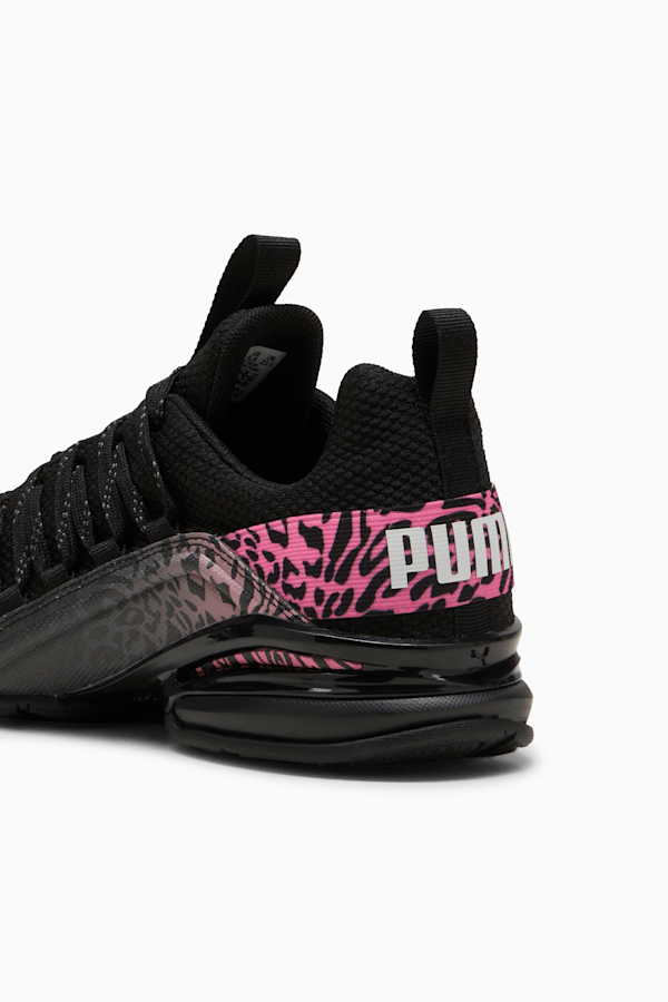 Pink running shoe on sale