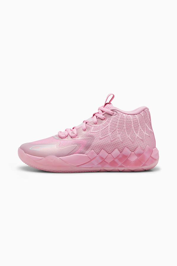 Puma basketball shoes pink on sale
