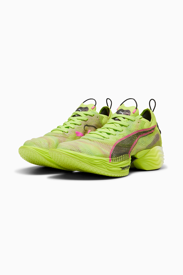 Lime green puma store shoes