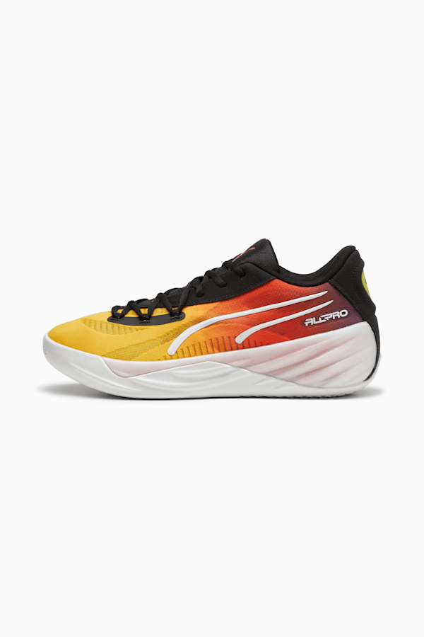 Purple and yellow puma shoes Clearance