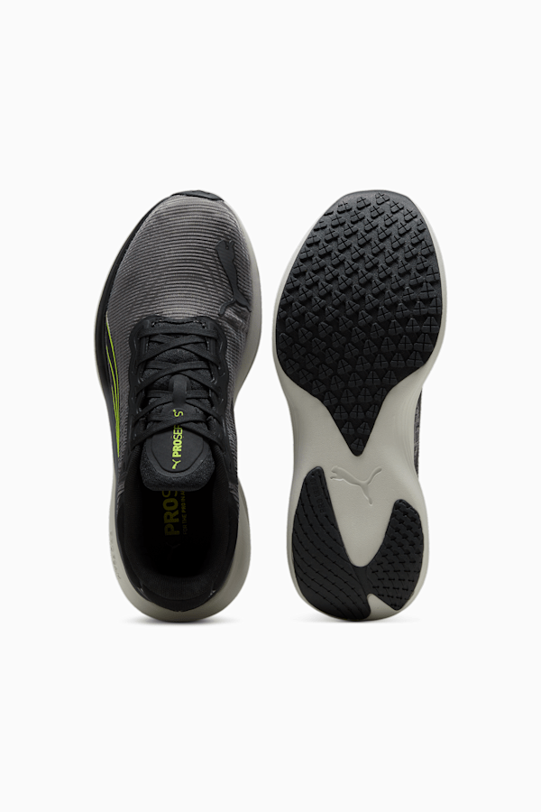 Chaussures de course à pied Scend Pro Ultra Homme, PUMA Black-Lime Pow, extralarge