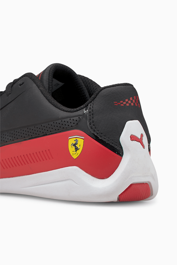 Scuderia Ferrari Drift Cat 8 Motorsport Shoes Big Kids, Puma Black-Rosso Corsa, extralarge