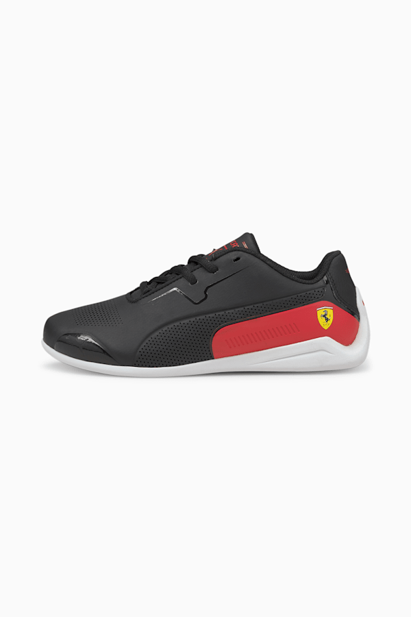 Scuderia Ferrari Drift Cat 8 Motorsport Shoes Big Kids, Puma Black-Rosso Corsa, extralarge