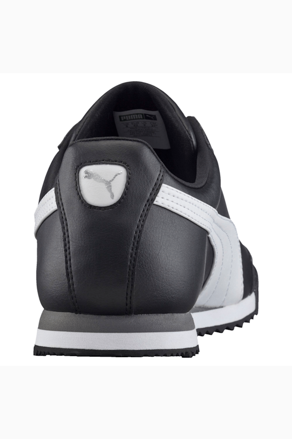 Roma Basic Sneakers JR, black-white-puma silver, extralarge