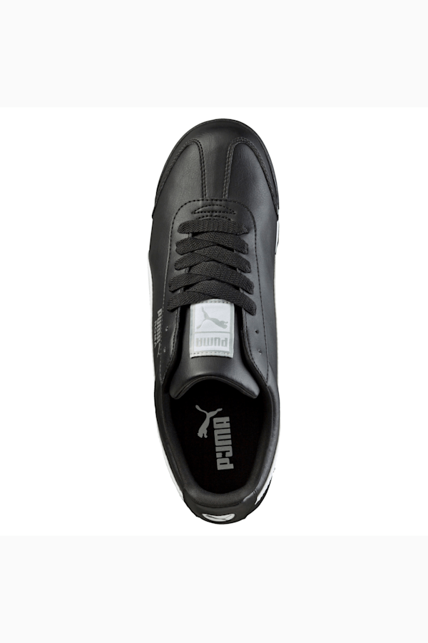Roma Basic Sneakers JR, black-white-puma silver, extralarge