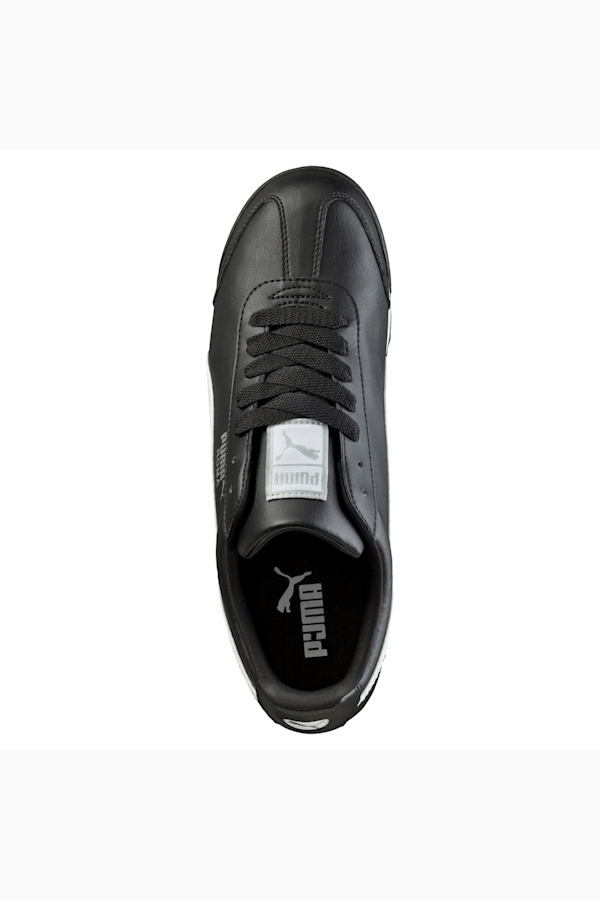 Puma roma black and white top