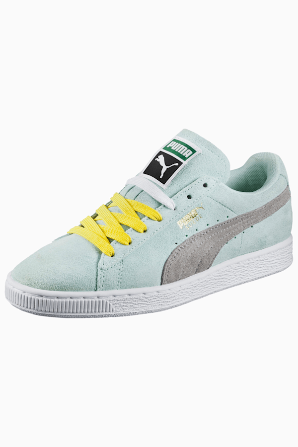 Womens grey suede puma sneakers 2025