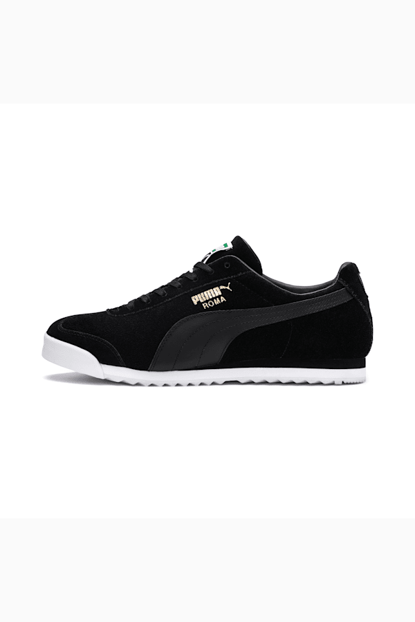 Puma roma grey suede hotsell