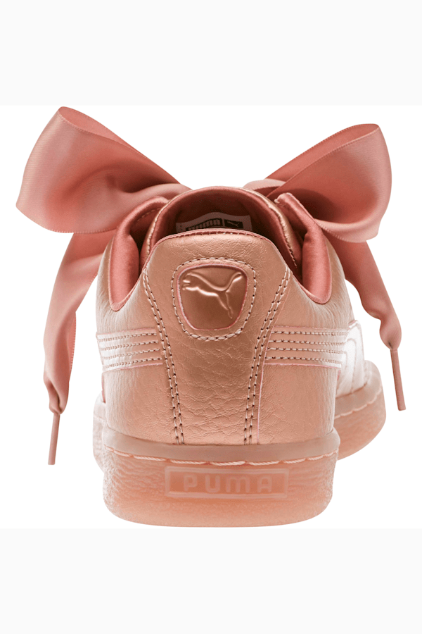 Puma basket shop heart copper rose