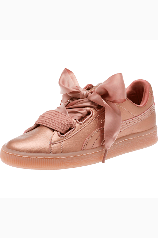 Puma basket heart copper rose deals