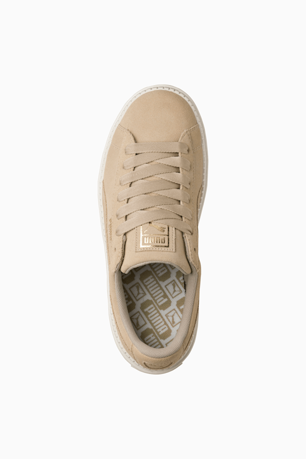 Puma suede platform trace best sale beige