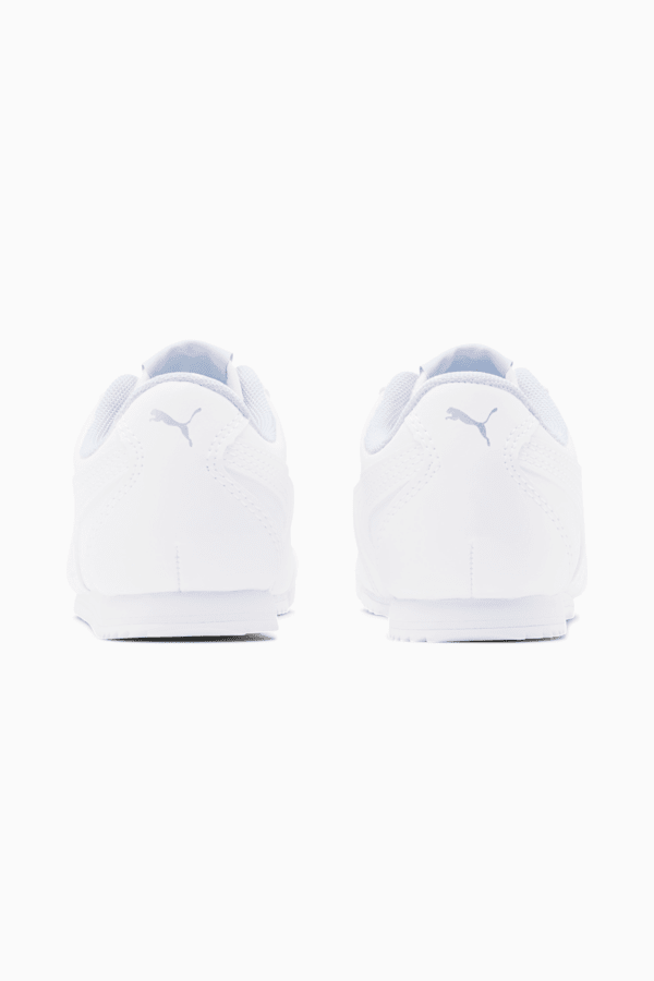 Turino Leather Little Kids' Shoes, Puma White-Puma White, extralarge