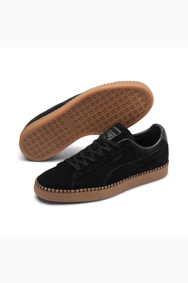 Suede classic blanket stitch sneakers best sale