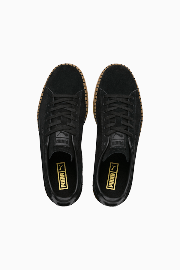 Puma suede shop blanket stitch